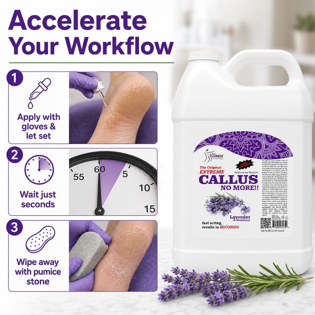 SPA REDI Callus Remover Gel - Quickly Removes Tough Calluses &amp; Smooths Cracked Heels - Beauty Market Online