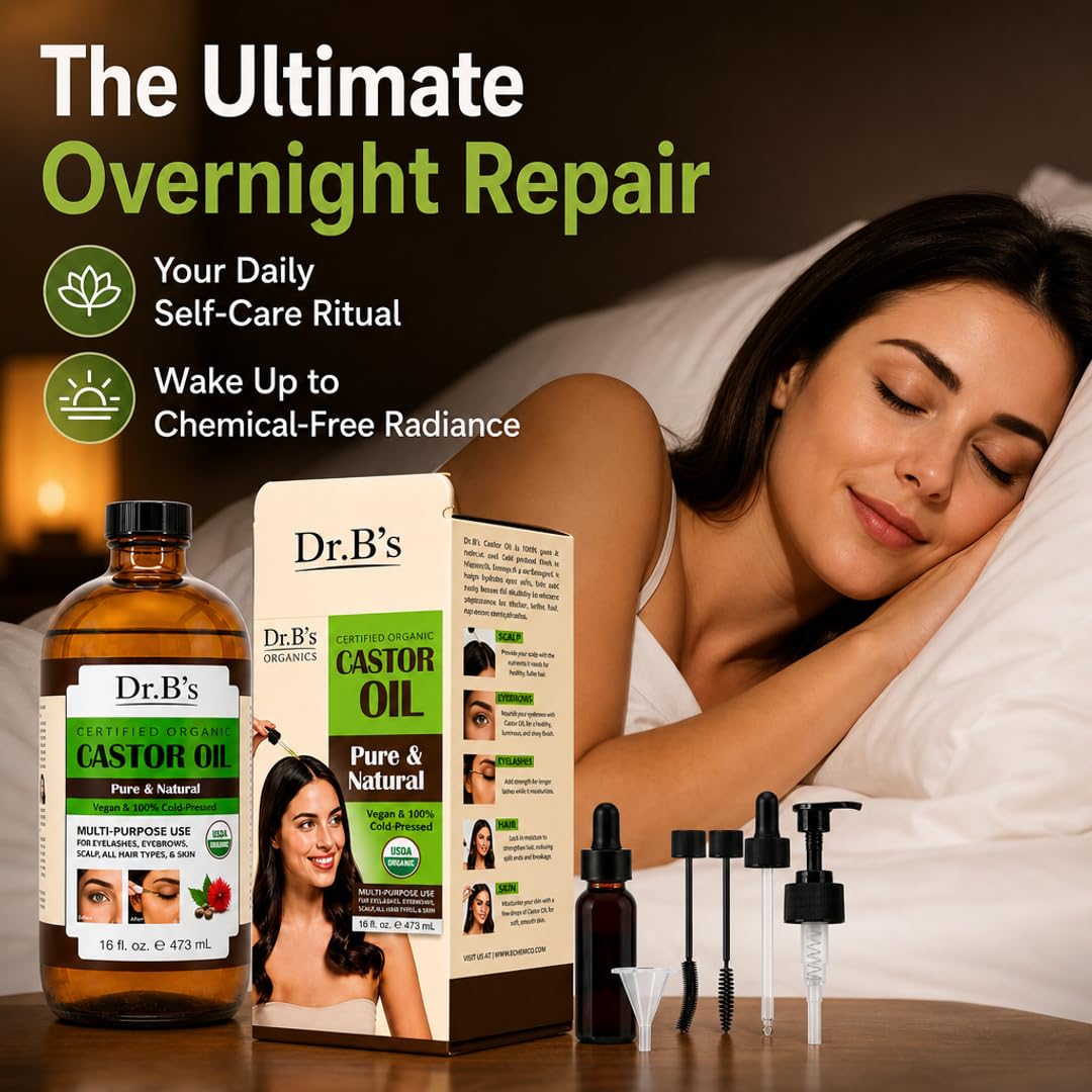 Dr.B's Castor Oil Kit – Pure, Natural, and Powerful Care for Hair &amp; Skin