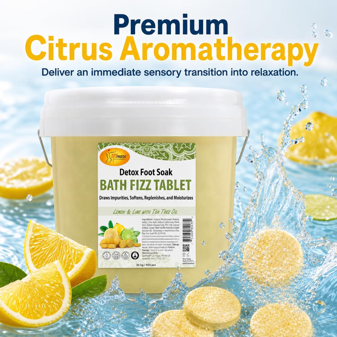 SPA REDI Bath Fizz Tablets - Relaxing Aromatherapy in Various Scents