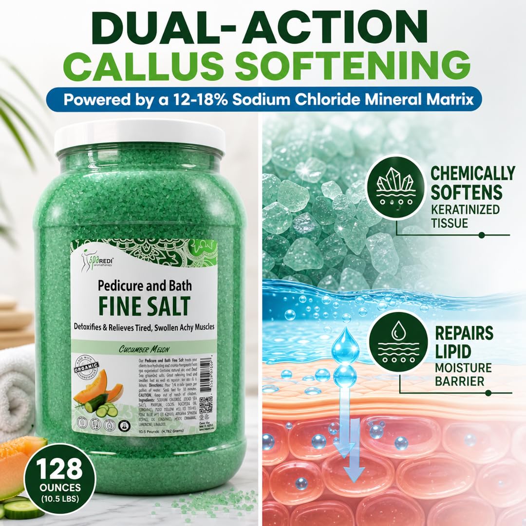 SPA REDI Detox Foot Soak - Hydrates &amp; Softens Feet with Dead Sea Salts