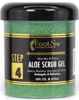 FOOT SPA - Exfoliating Scrub Gel with Aloe Vera & Salicylic Acid - Polishes, Smooths & Moisturizes Skin - 16 Oz - Beauty Market Online