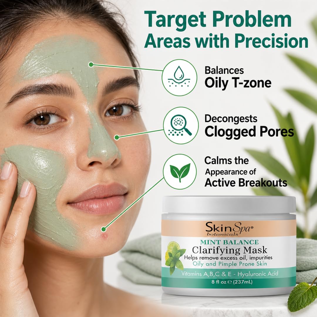 SKIN SPA Acne Control Mint Julep Face Mask