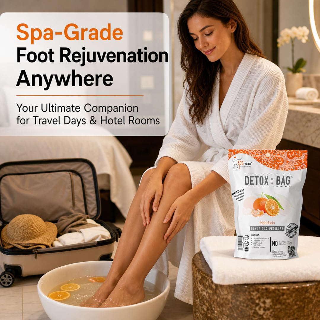 SPA REDI Luxurious Gel Pedicure Kit - Indulge in Spa Experience - Multiple Scents Available - Beauty Market Online