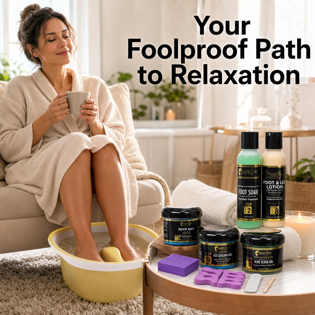 FOOT SPA MiniFoot Spa Kit Mini – Complete Pedicure Set for Soft, Smooth Feet