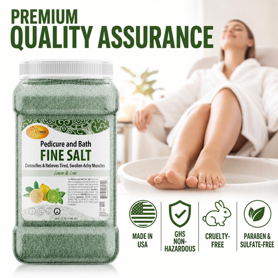 SPA REDI Detox Foot Soak - Hydrates &amp; Softens Feet with Dead Sea Salts