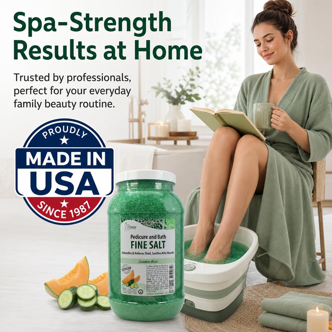 SPA REDI Detox Foot Soak - Hydrates &amp; Softens Feet with Dead Sea Salts