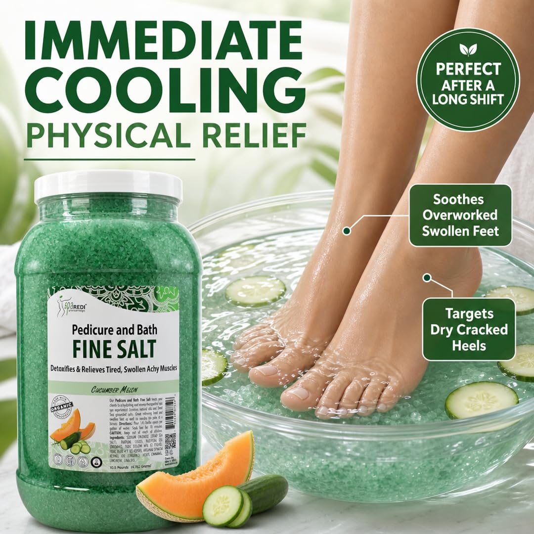SPA REDI Detox Foot Soak - Hydrates &amp; Softens Feet with Dead Sea Salts