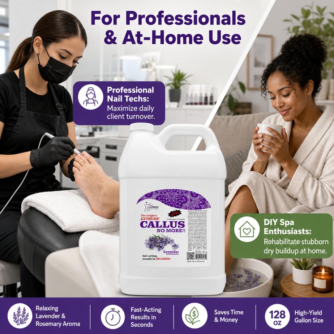 SPA REDI Callus Remover Gel - Quickly Removes Tough Calluses &amp; Smooths Cracked Heels - Beauty Market Online