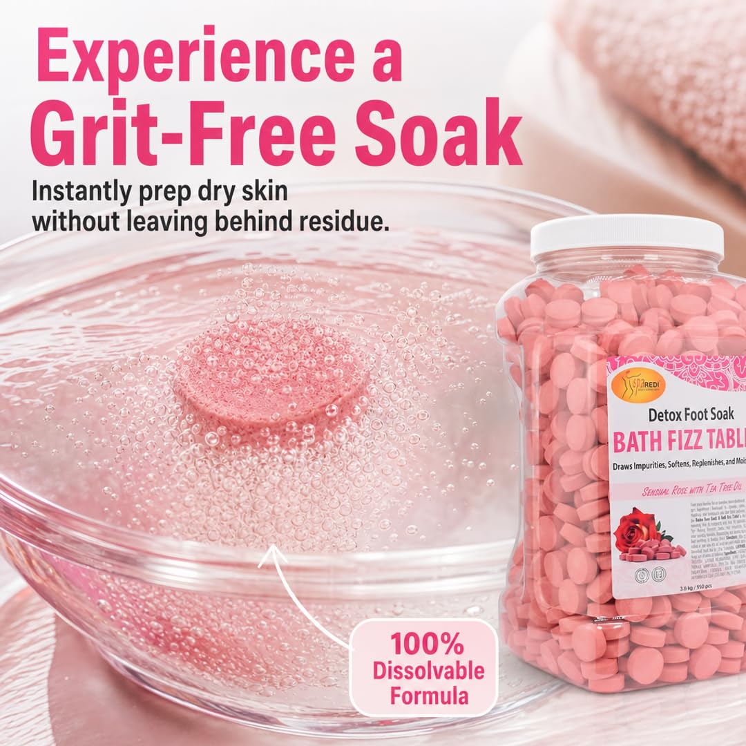 SPA REDI Bath Fizz Tablets - Relaxing Aromatherapy in Various Scents