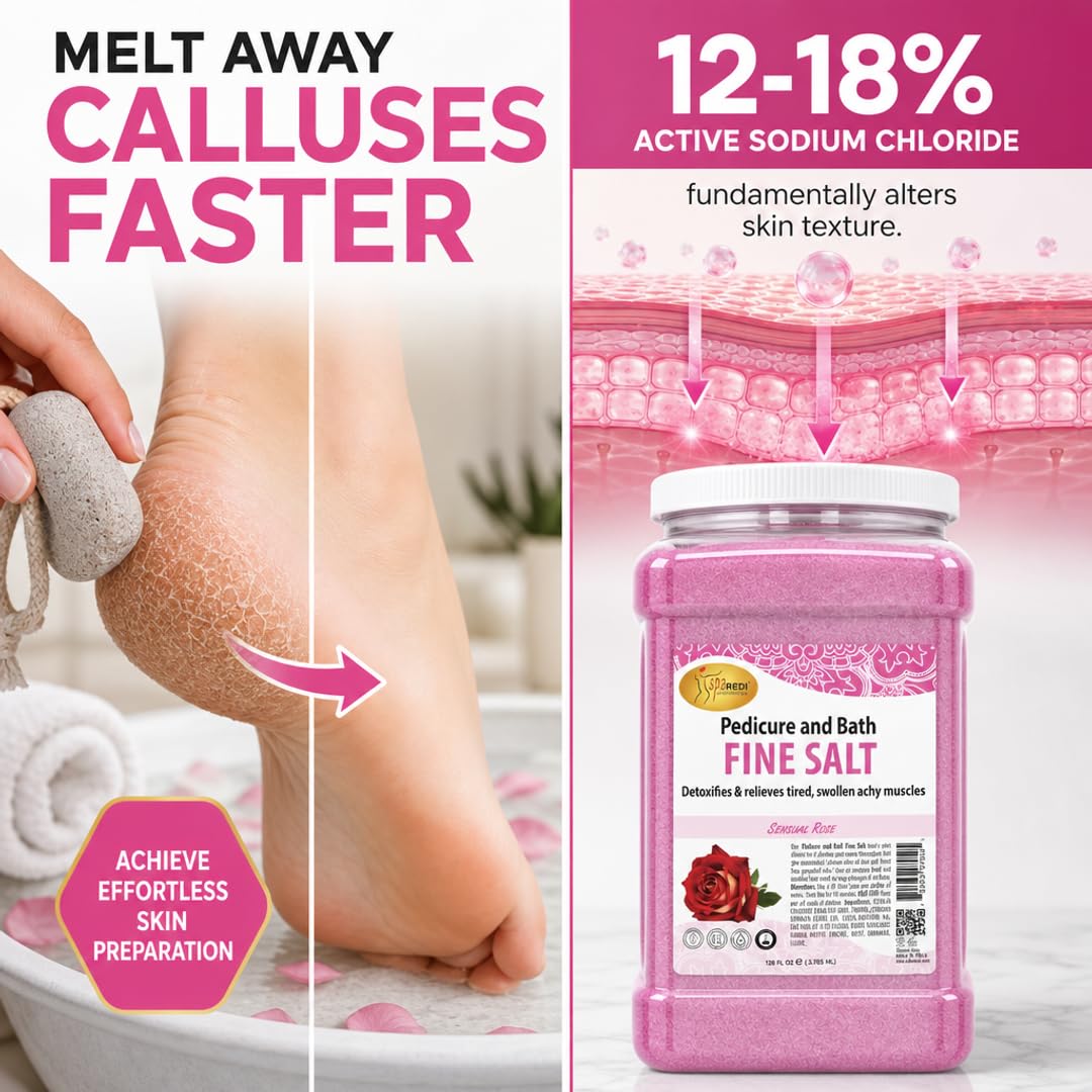 SPA REDI Detox Foot Soak - Hydrates &amp; Softens Feet with Dead Sea Salts