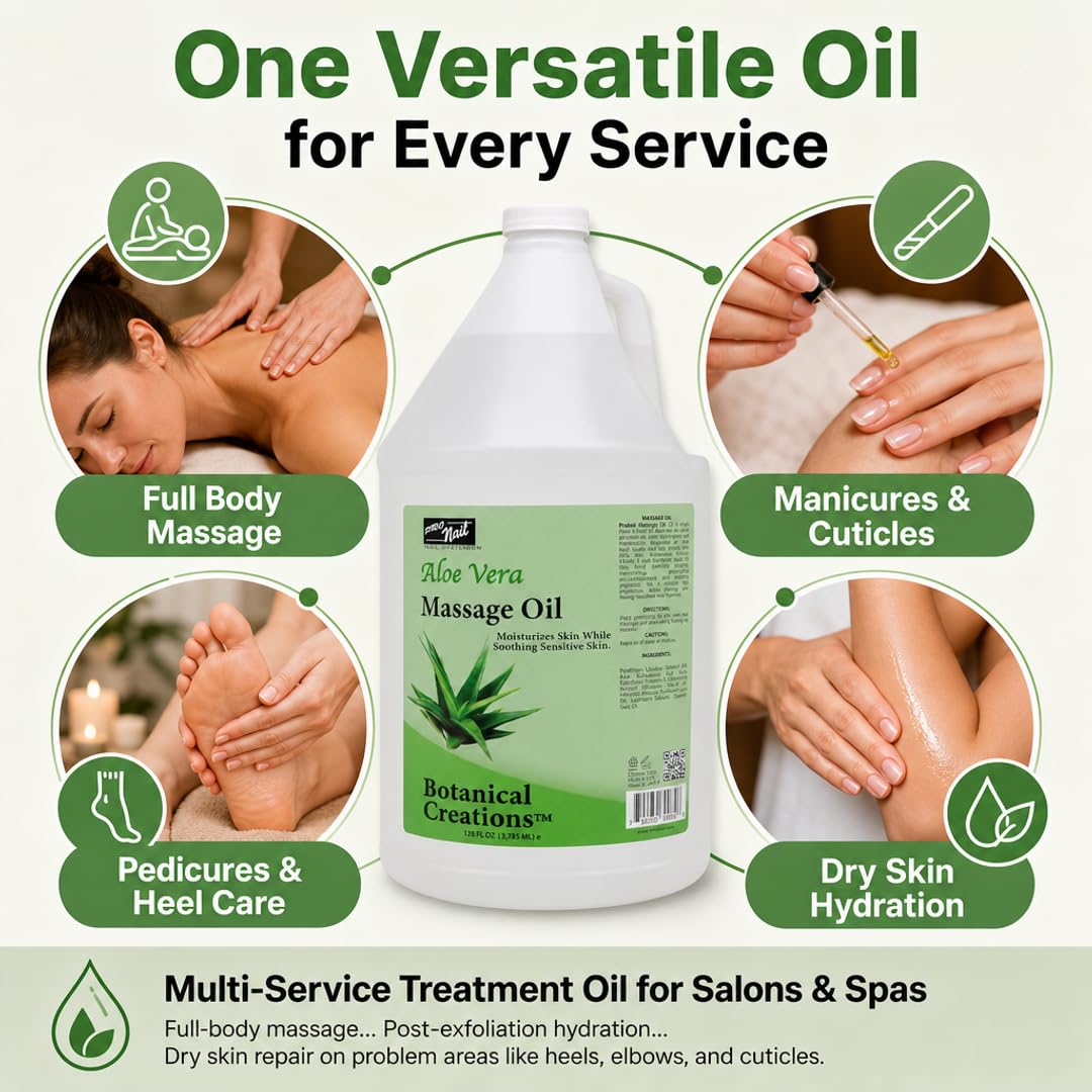 PRO NAIL - Aloe Vera Massage Oil -  128 Oz
