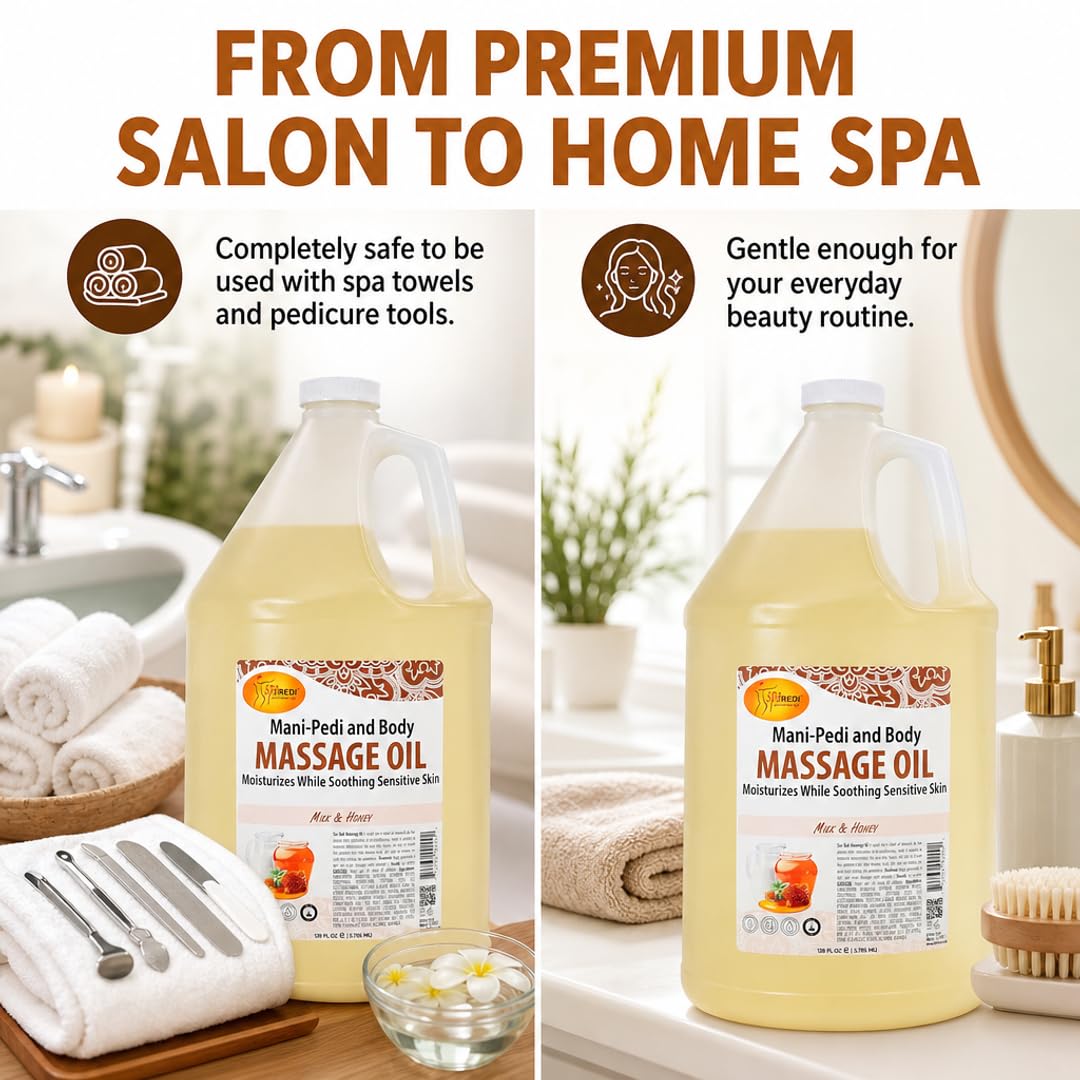 SPA REDI Massage Oil - Soothing Relief for Sore Muscles &amp; Hydrated Skin