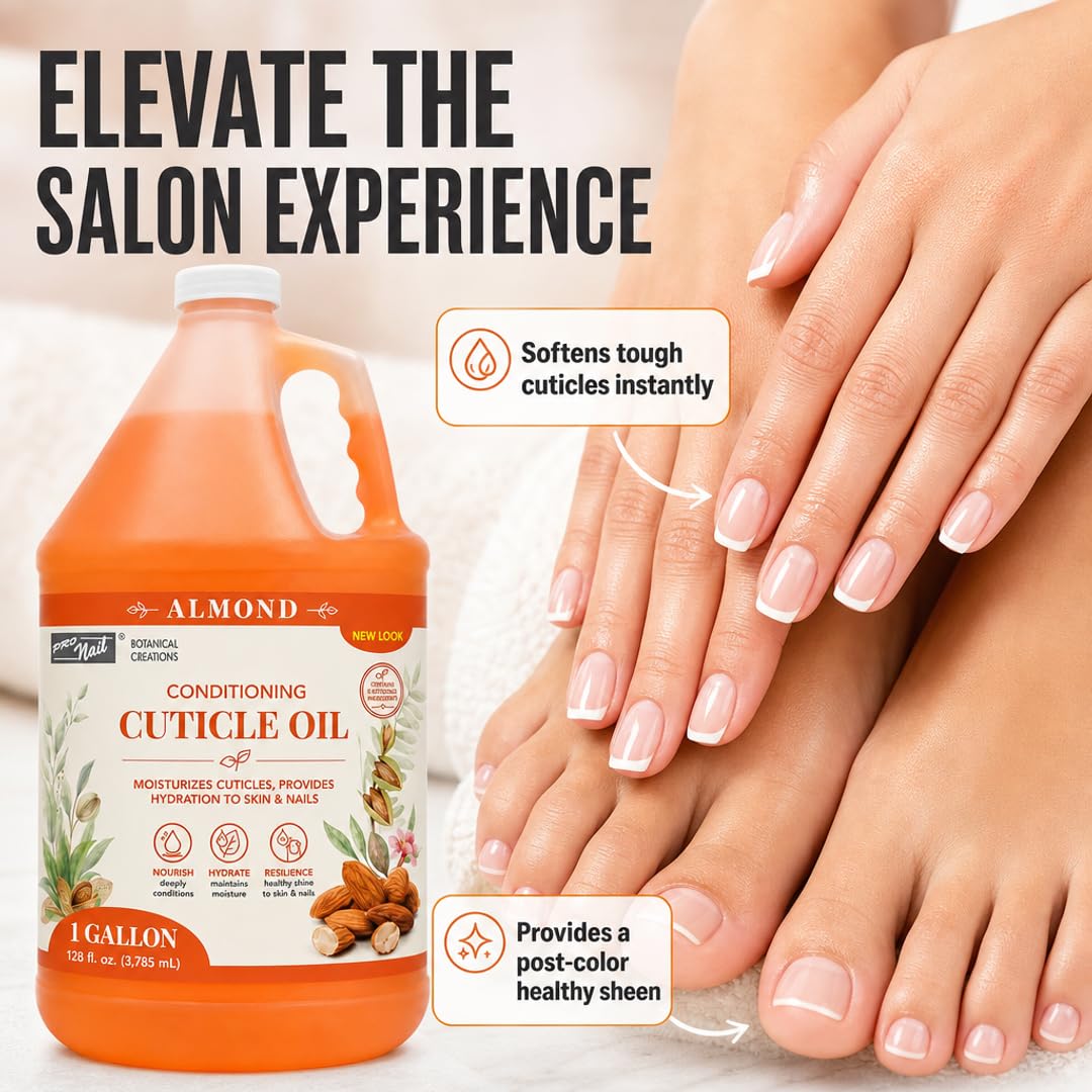 PRO NAIL Cuticle Revitalizing Oil - Strengthens &amp; Moisturizes Nails and Cuticles - Professional Use