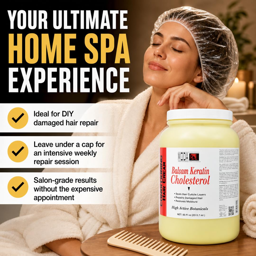 MODA - Balsam Keratin Cholesterol - Strengthens and Revitalizes Hair