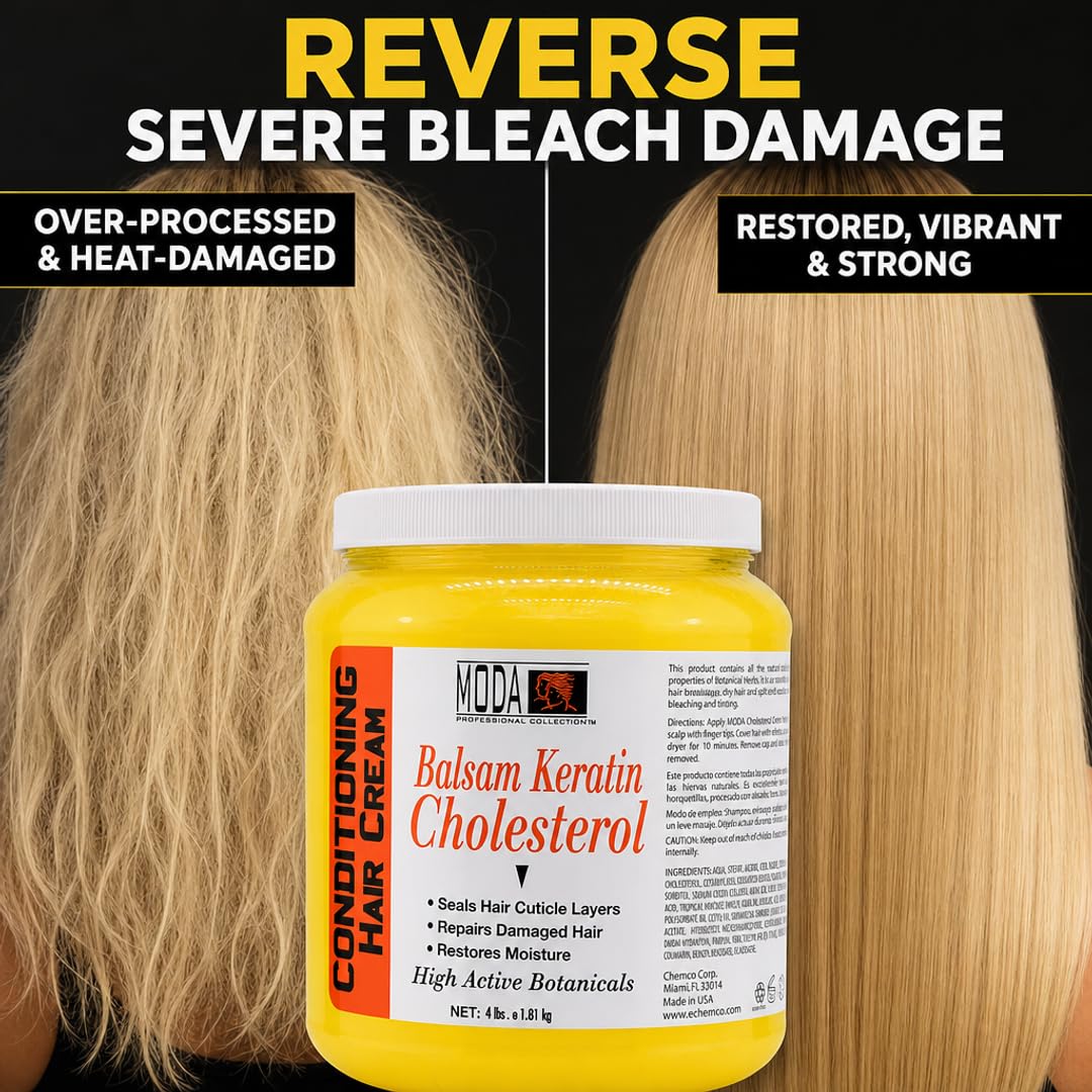 MODA Cholesterol Deep Conditioning Hair Cream 64 oz