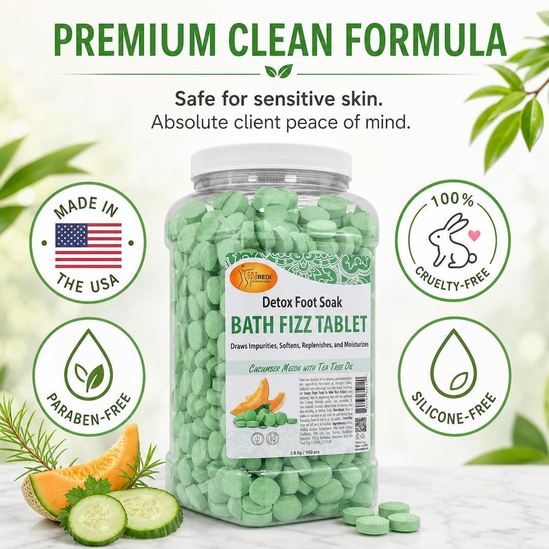 SPA REDI Bath Fizz Tablets - Relaxing Aromatherapy in Various Scents