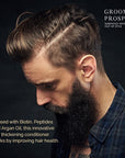 GROOM & PROSPER - Hair Thickening Conditioner for Men, 8 Oz - Thickens, Volumizes, Reduces Breakage & Hair Loss Prevention