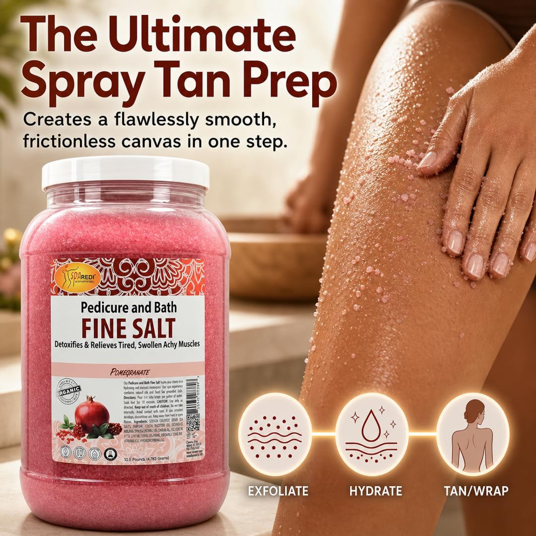 SPA REDI Detox Foot Soak - Hydrates &amp; Softens Feet with Dead Sea Salts