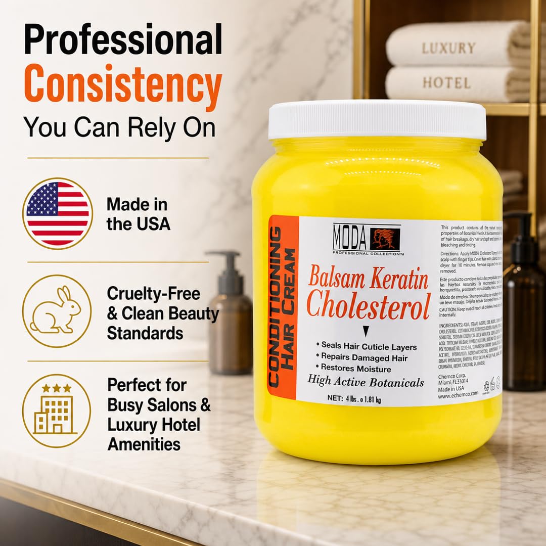 MODA Cholesterol Deep Conditioning Hair Cream 64 oz