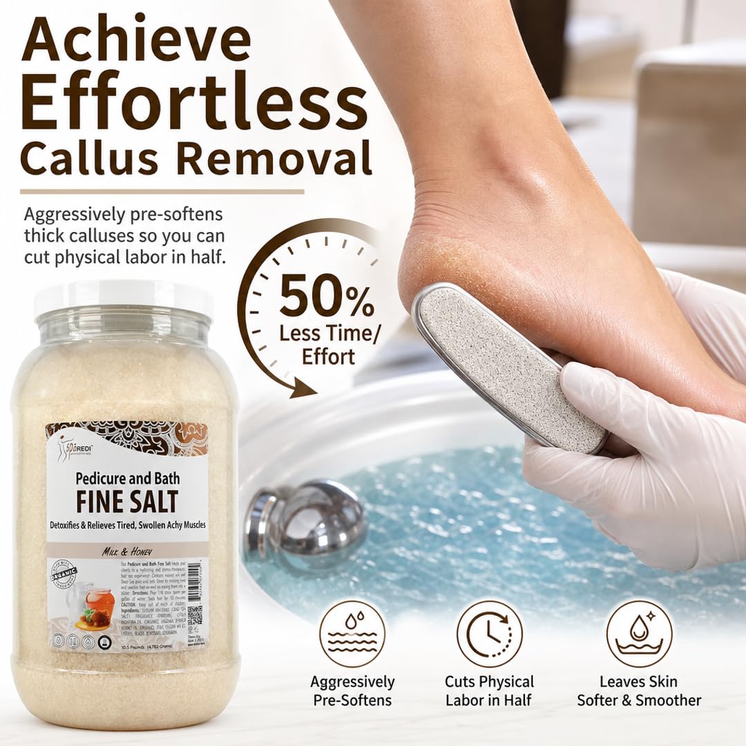SPA REDI Detox Foot Soak - Hydrates &amp; Softens Feet with Dead Sea Salts