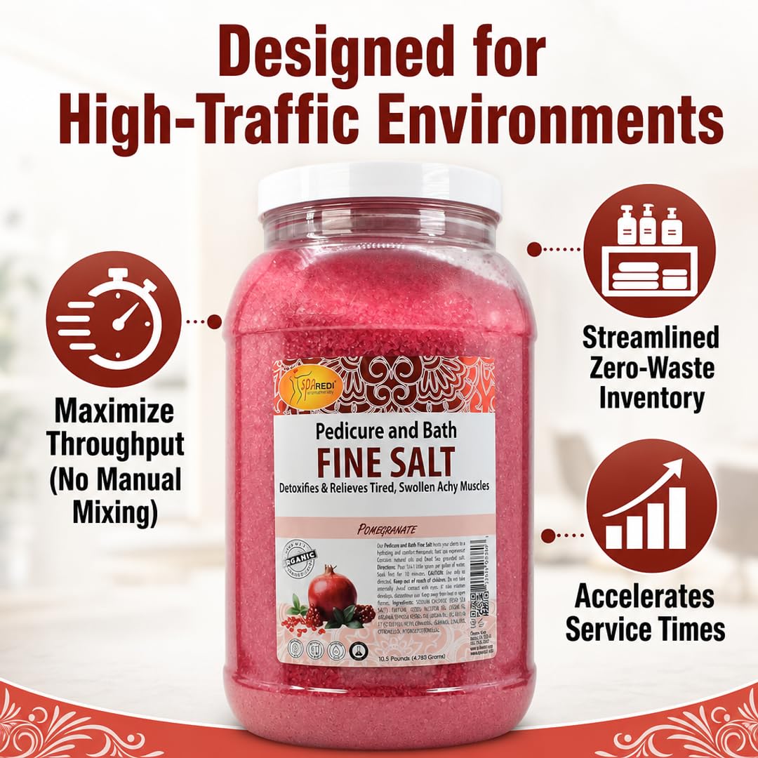 SPA REDI Detox Foot Soak - Hydrates &amp; Softens Feet with Dead Sea Salts