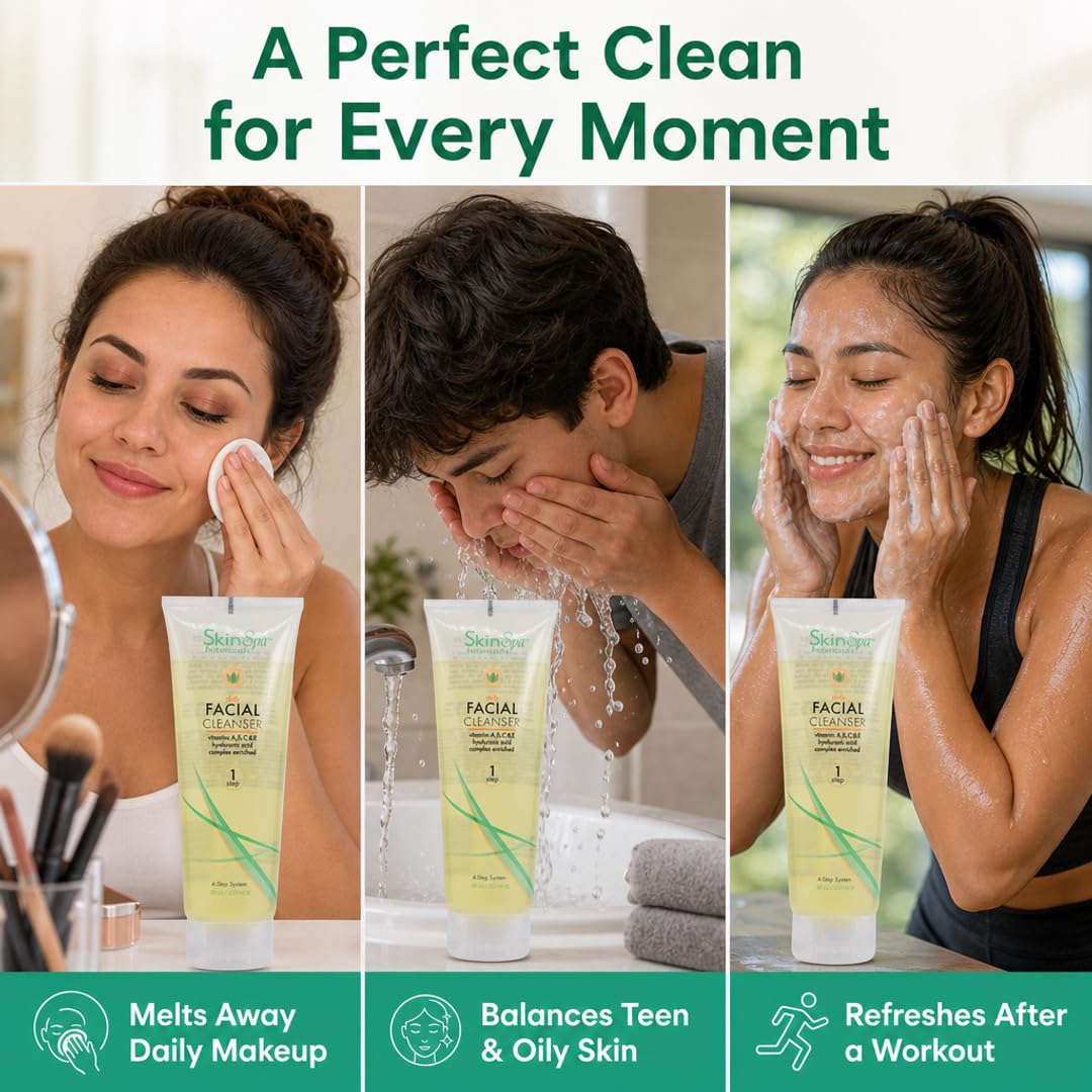 SKIN SPA Facial Cleanser 8 oz for all skin types