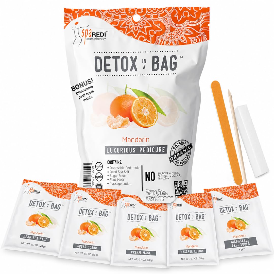 SPA REDI Luxurious Gel Pedicure Kit - Indulge in Spa Experience - Multiple Scents Available - Beauty Market Online