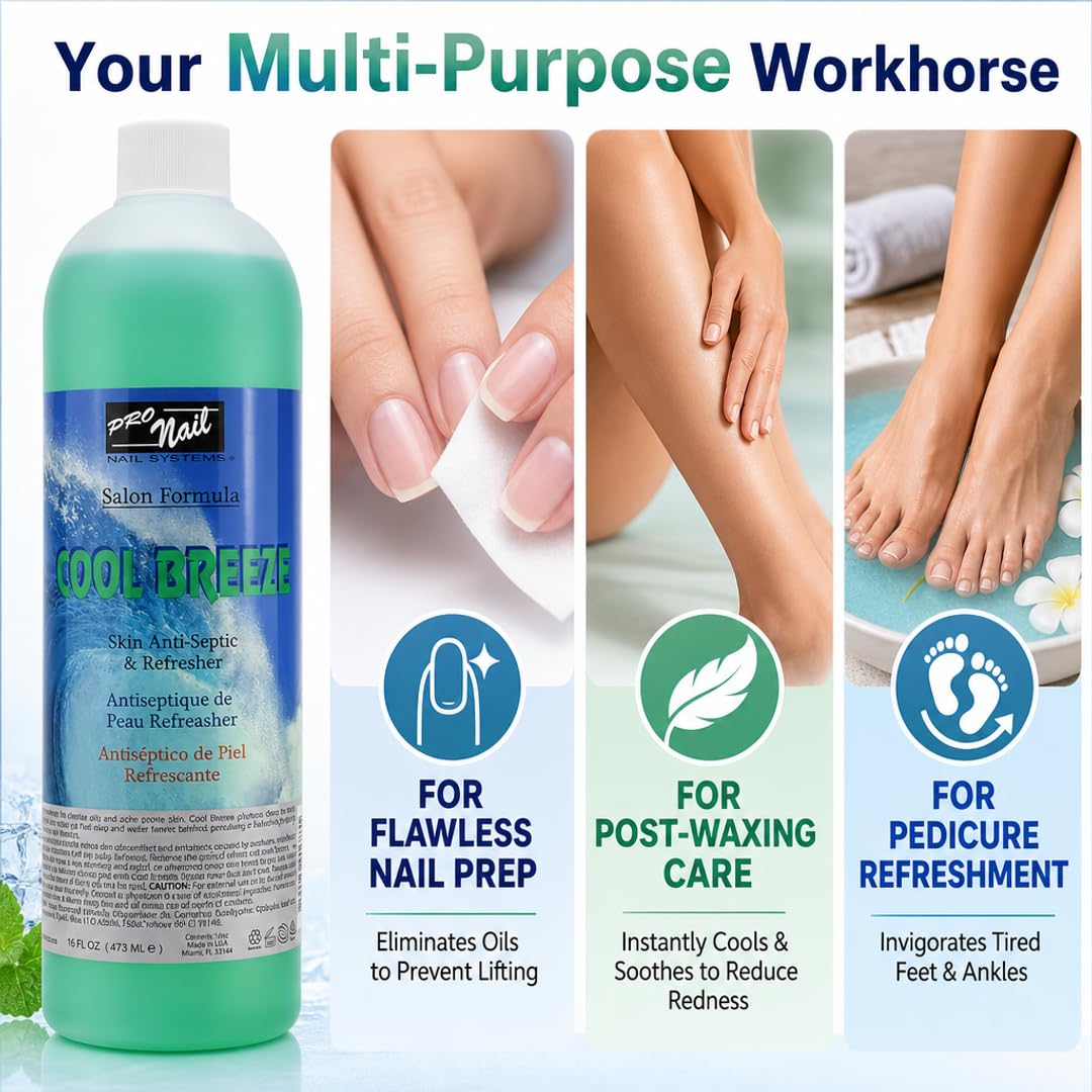 PRO NAIL Cool Breeze Astringent - Refreshes and Tones Skin