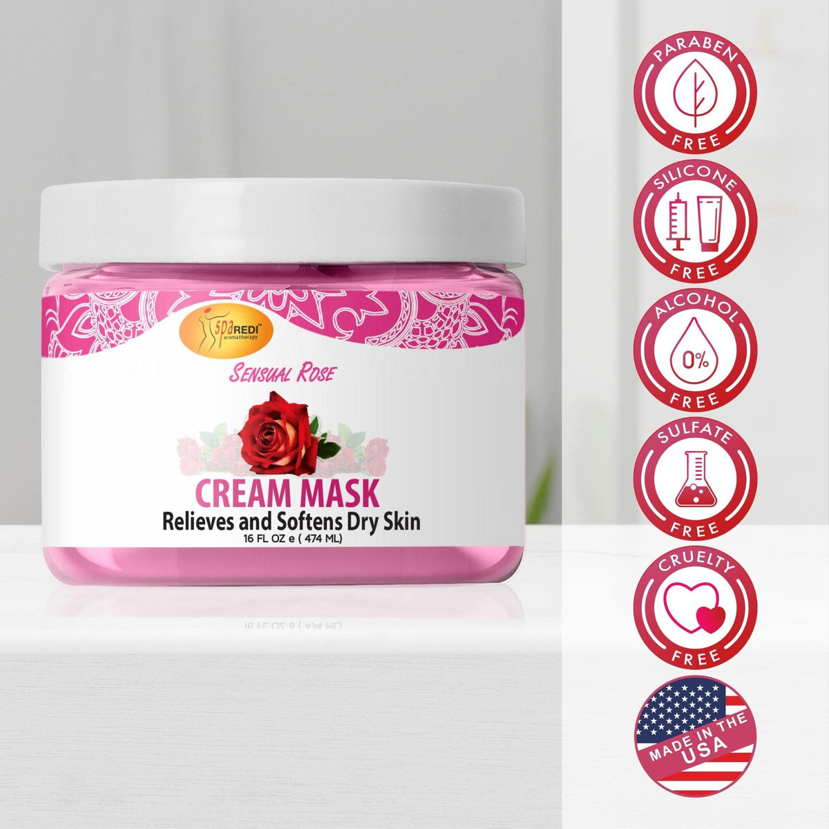 SPA REDI Body &amp; Foot Cream Mask - Hydrating &amp; Refreshing for Tired Skin