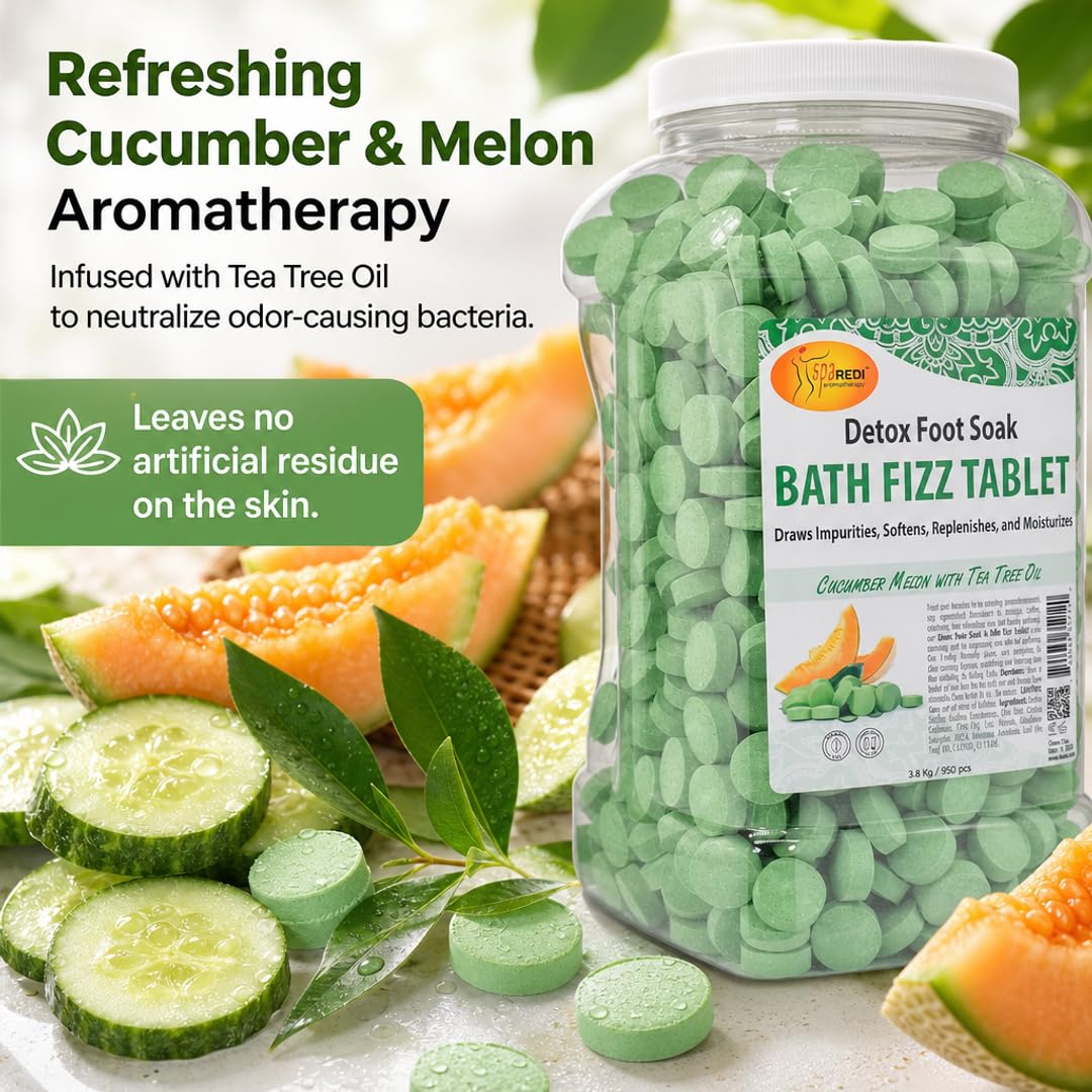 SPA REDI Bath Fizz Tablets - Relaxing Aromatherapy in Various Scents