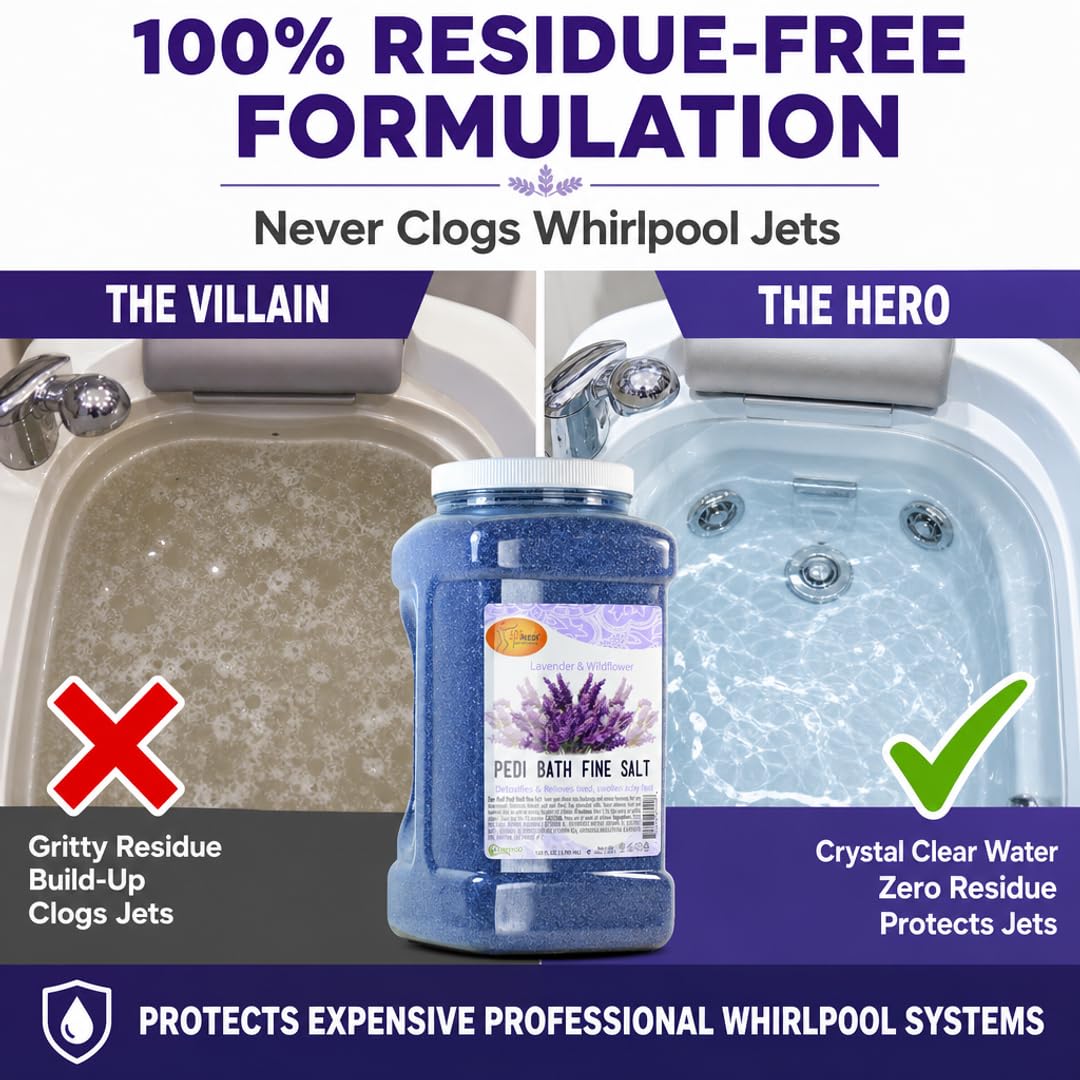 SPA REDI Detox Foot Soak - Hydrates &amp; Softens Feet with Dead Sea Salts - Beauty Market Online