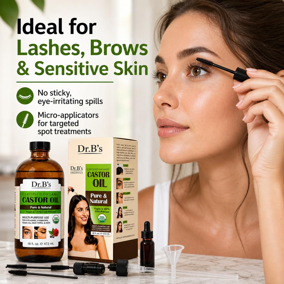 Dr.B's Castor Oil Kit – Pure, Natural, and Powerful Care for Hair &amp; Skin