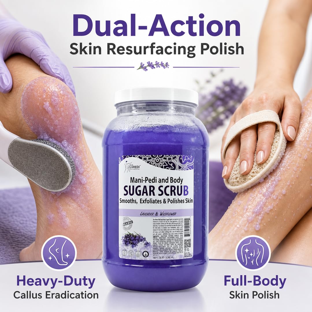 SPA REDI Sugar Body Scrub - Exfoliating &amp; Moisturizing for Smooth, Fresh Skin - Beauty Market Online
