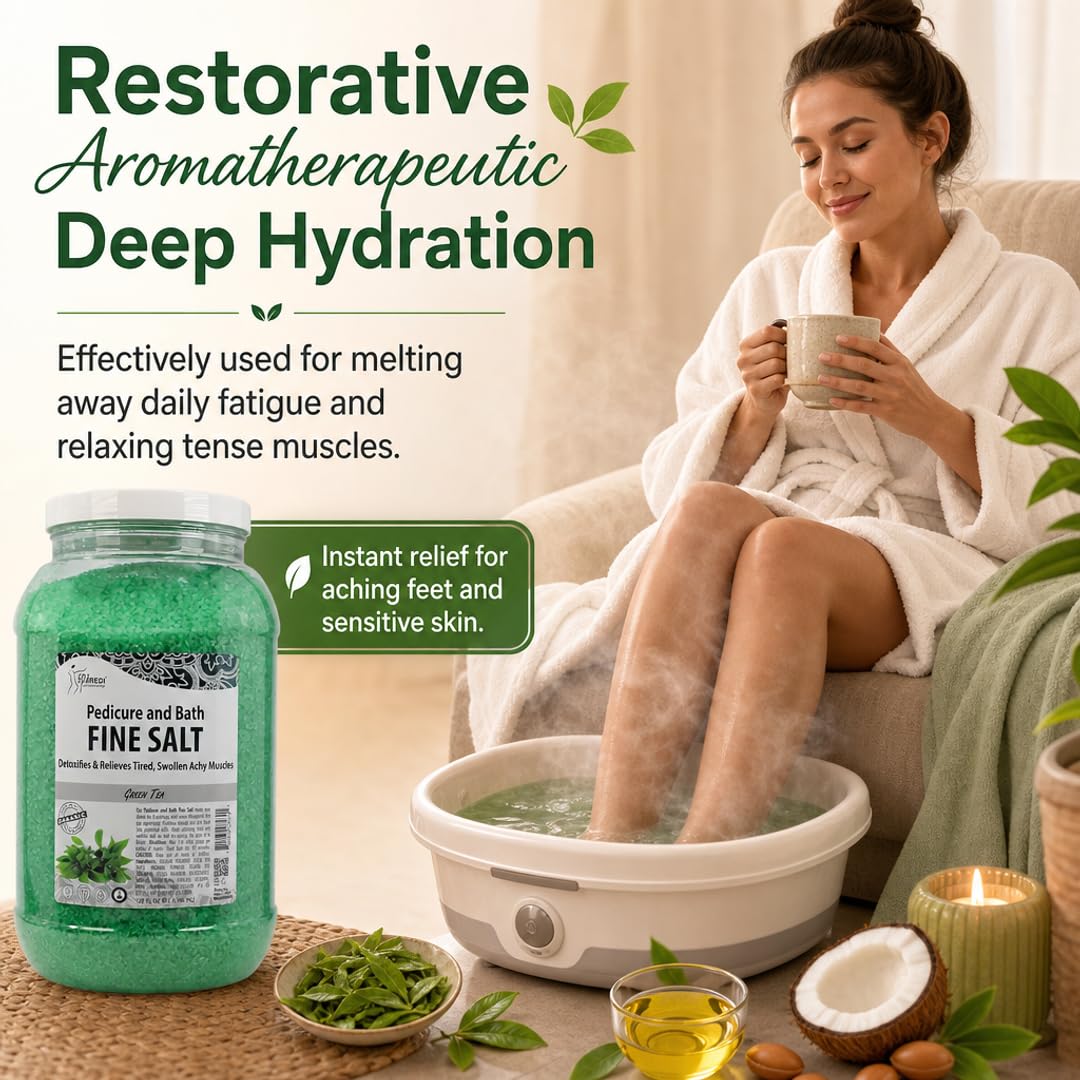 SPA REDI Detox Foot Soak - Hydrates &amp; Softens Feet with Dead Sea Salts