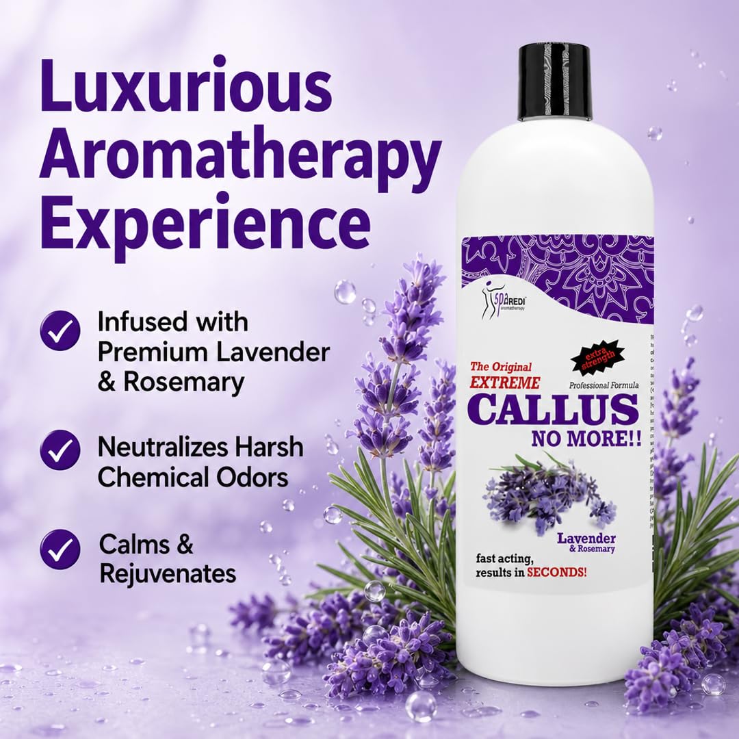 SPA REDI Callus Remover Gel - Quickly Removes Tough Calluses &amp; Smooths Cracked Heels