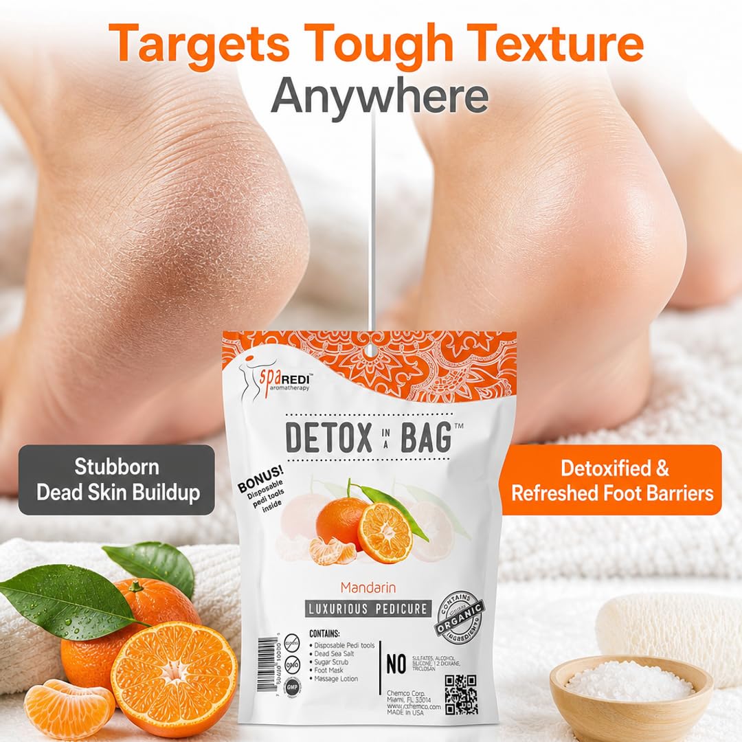 SPA REDI Luxurious Gel Pedicure Kit - Indulge in Spa Experience - Multiple Scents Available - Beauty Market Online