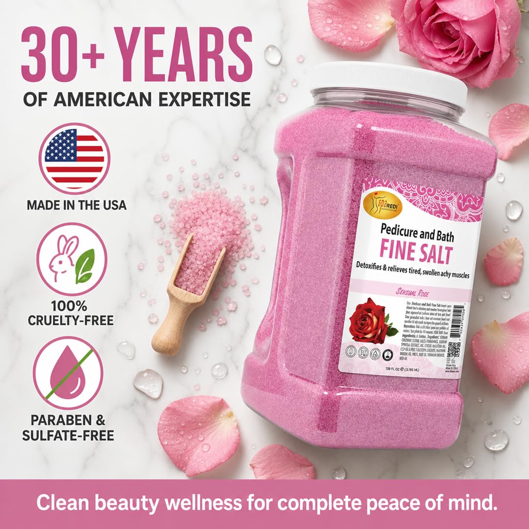 SPA REDI Detox Foot Soak - Hydrates &amp; Softens Feet with Dead Sea Salts