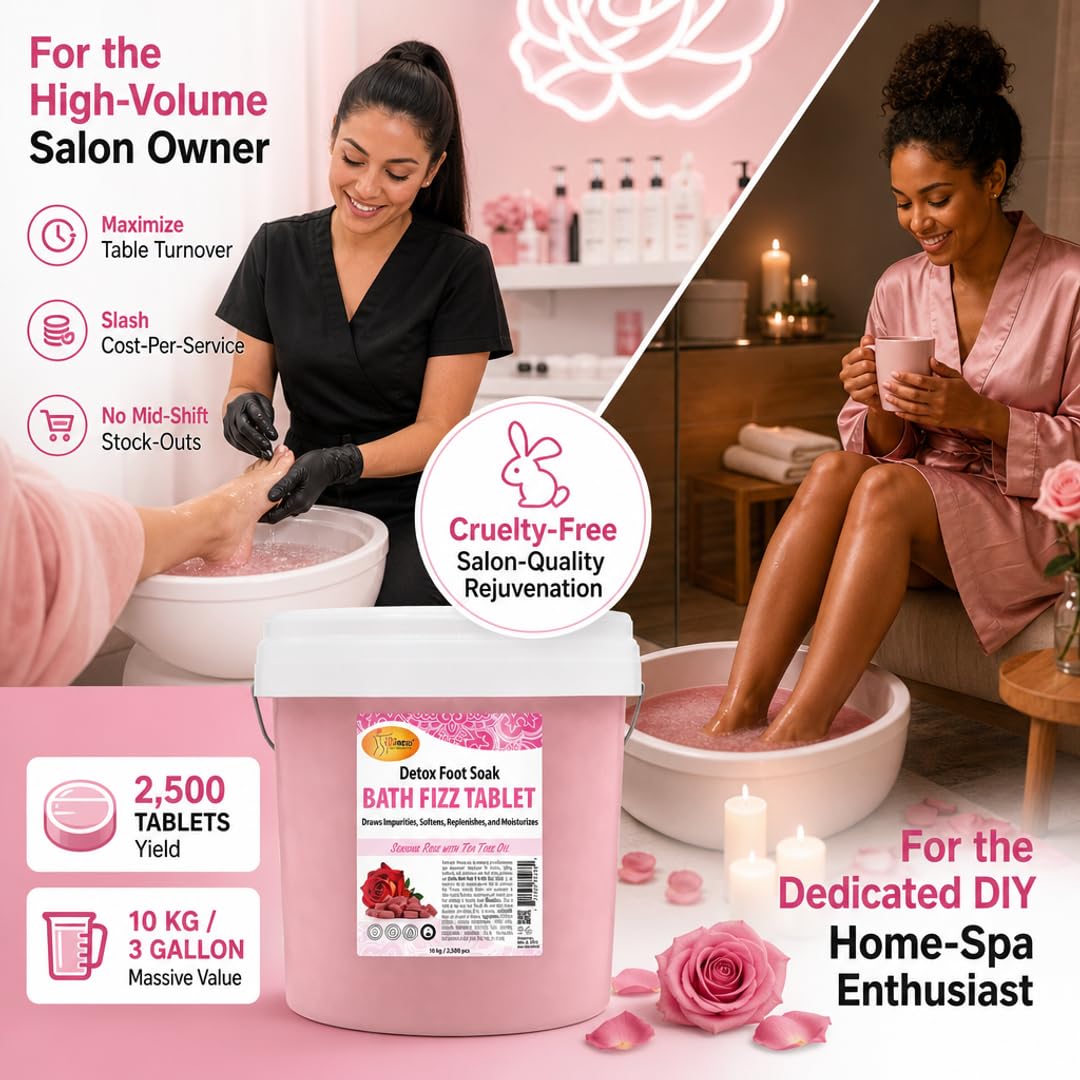 SPA REDI Bath Fizz Tablets - Relaxing Aromatherapy in Various Scents