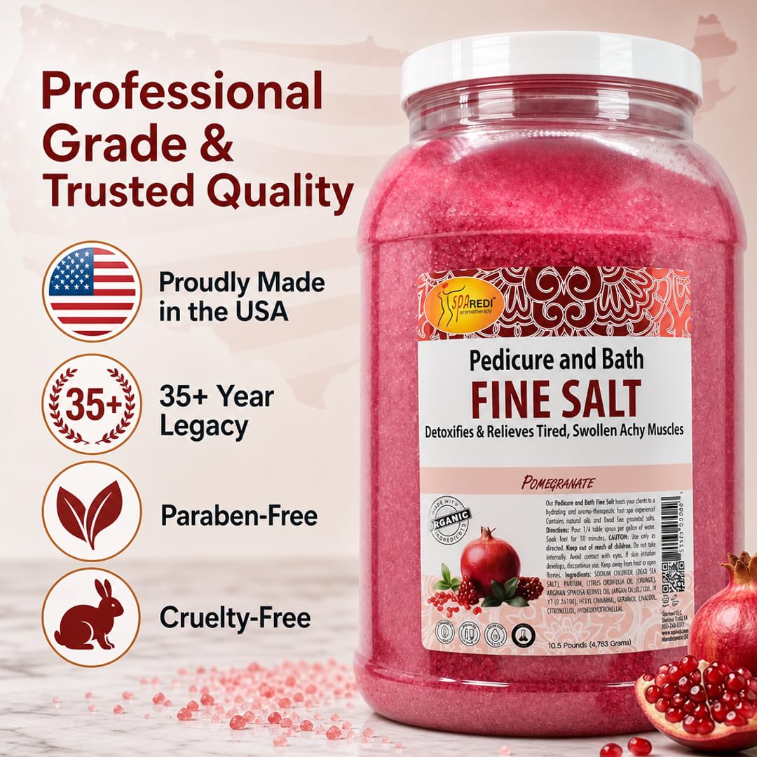 SPA REDI Detox Foot Soak - Hydrates &amp; Softens Feet with Dead Sea Salts