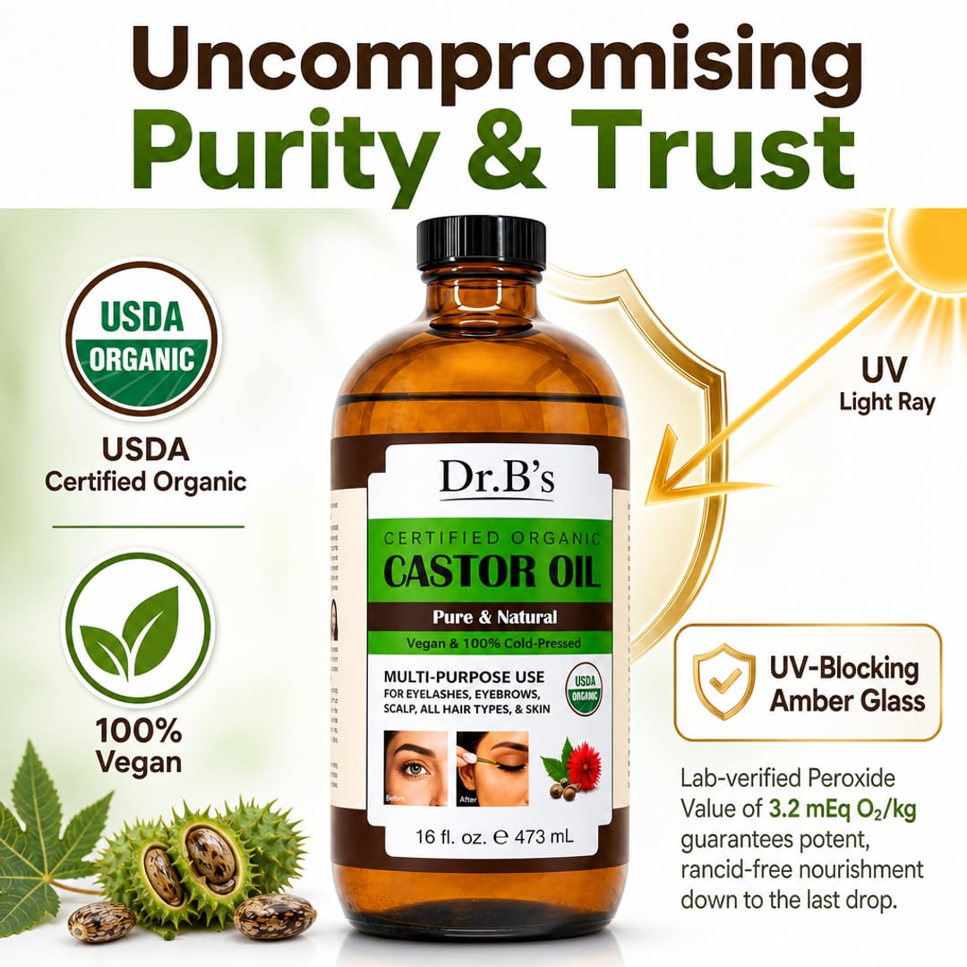 Dr.B's Castor Oil Kit – Pure, Natural, and Powerful Care for Hair & Skin