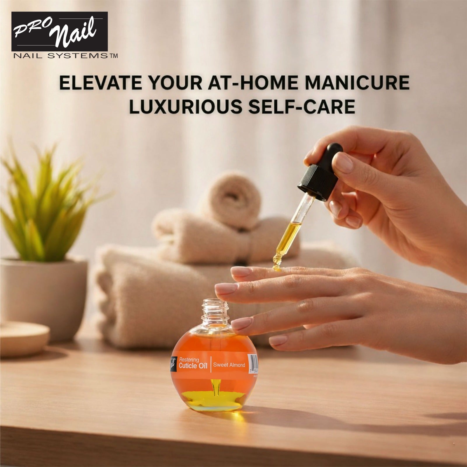 PRO NAIL Cuticle Revitalizing Oil - Strengthens &amp; Moisturizes Nails and Cuticles - Professional Use