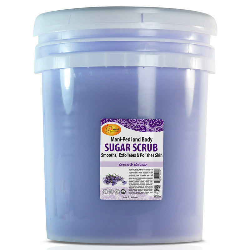 SPA REDI Sugar Body Scrub - Exfoliating &amp; Moisturizing for Smooth, Fresh Skin - 16 Oz to 5 Gal - Beauty Market Online