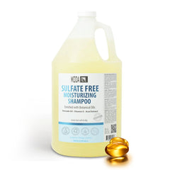 MODA Sulfate-Free Moisturizing Shampoo – Professional Bulk Refill – Deep Cleansing & Conditioning for All Hair Types – Strengthens, Restores & Enhances Shine - 