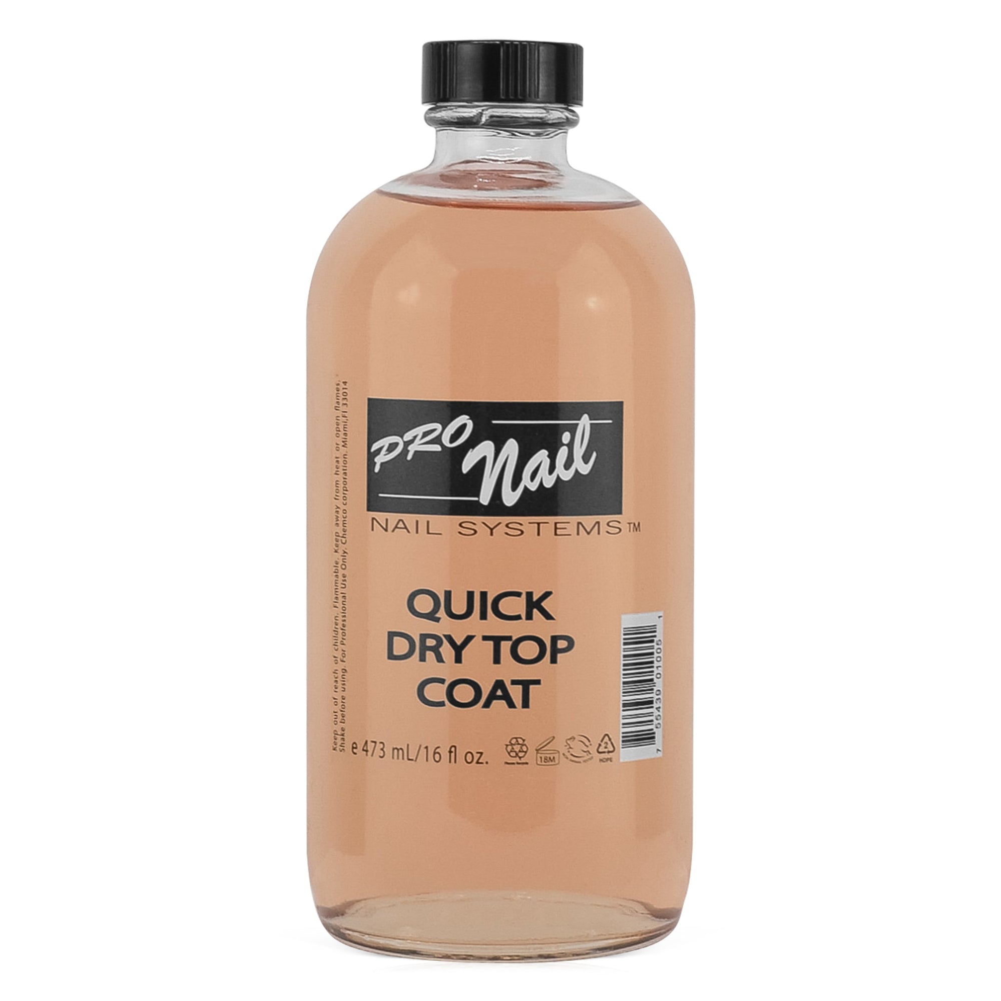 PRO NAIL - Quick Dry Nail Polish Top Coat - Professional Strength, Fast Dry, High Gloss Shine