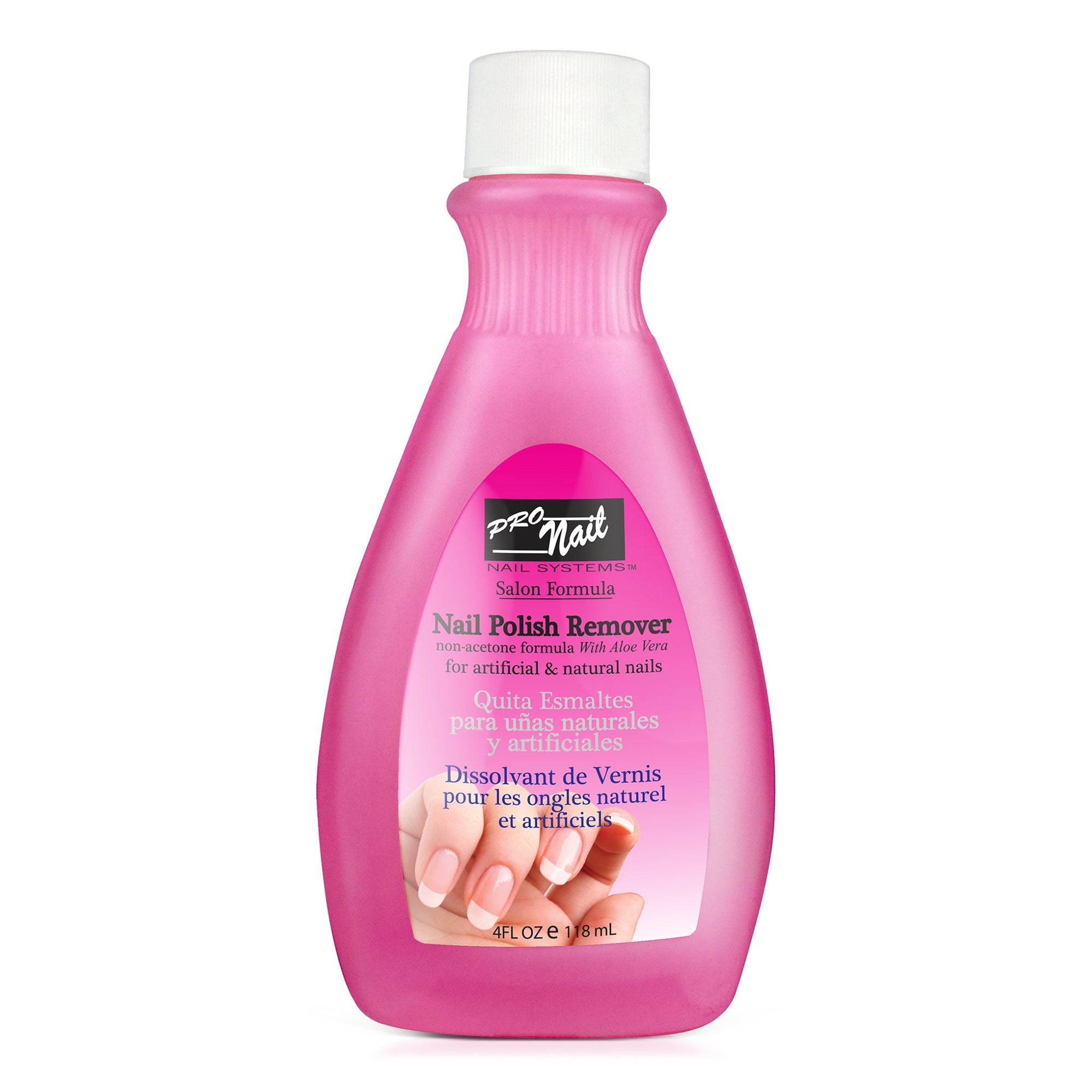 PRO NAIL - Non-Acetone Nail Polish Remover - Professional Strength, Gentle on Nails, Maximum Effectiveness