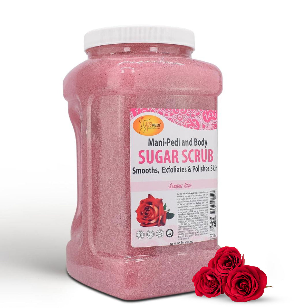 SPA REDI Exfoliating Scrub Pumice Gel - Hydrating Body Exfoliator with Hyaluronic Acid - Refresh & Revitalize