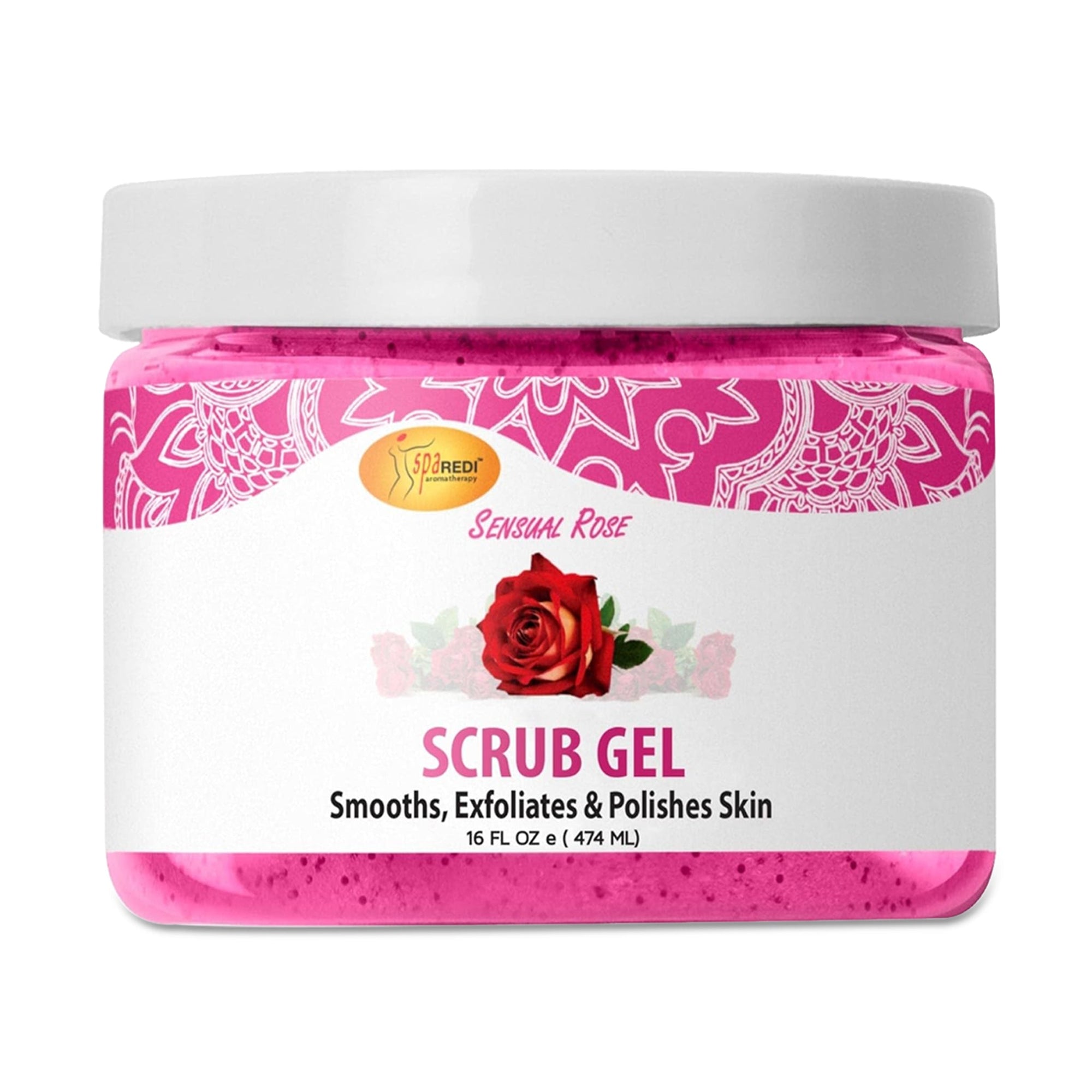 SPA REDI Exfoliating Scrub Pumice Gel - Hydrating Body Exfoliator with Hyaluronic Acid - Refresh &amp; Revitalize