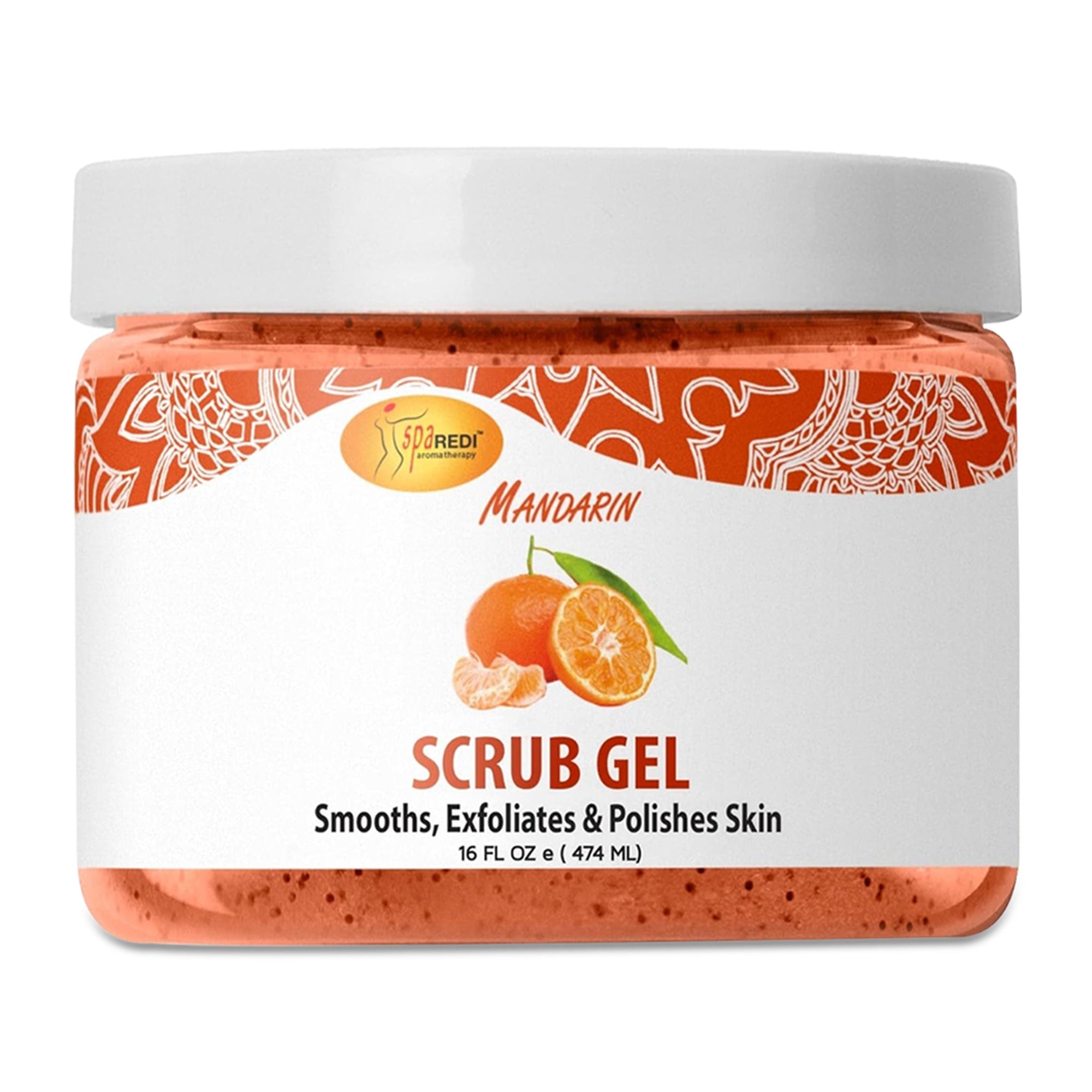 SPA REDI Exfoliating Scrub Pumice Gel - Hydrating Body Exfoliator with Hyaluronic Acid - Refresh &amp; Revitalize