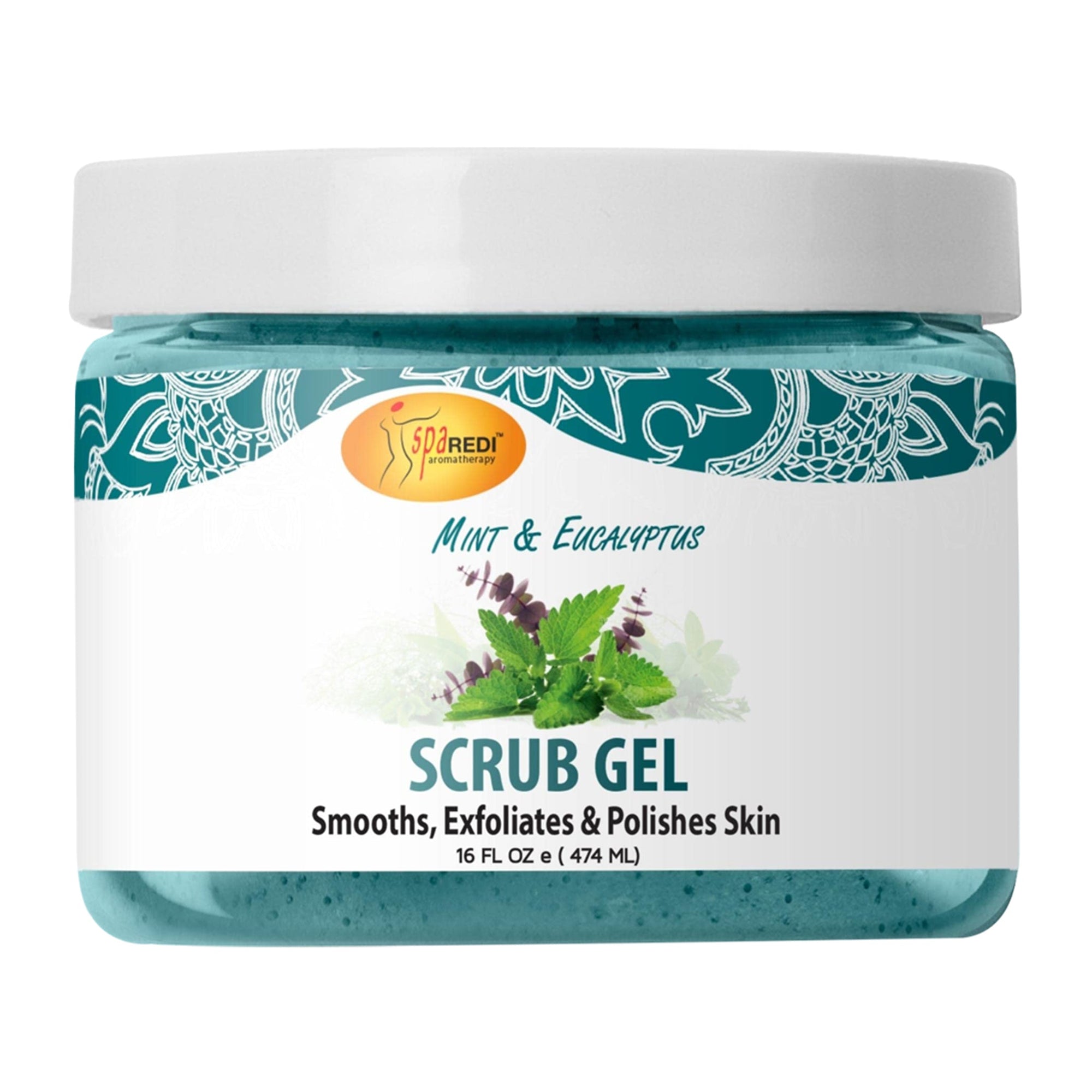 SPA REDI Exfoliating Scrub Pumice Gel - Hydrating Body Exfoliator with Hyaluronic Acid - Refresh &amp; Revitalize