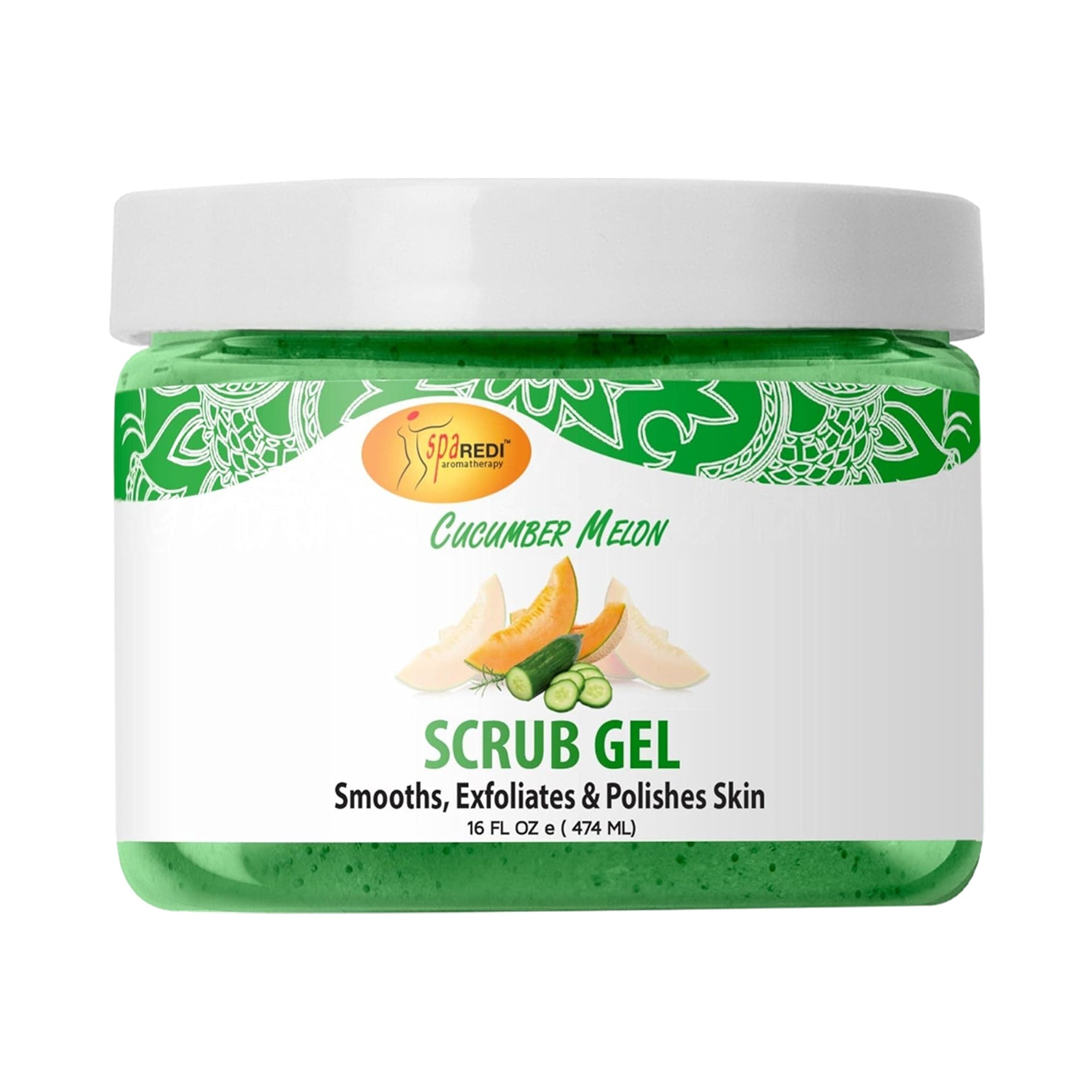 SPA REDI Exfoliating Scrub Pumice Gel - Hydrating Body Exfoliator with Hyaluronic Acid - Refresh &amp; Revitalize